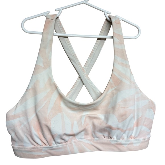 💥Athleta Cross Back Swim Top- Pastel Print - Size 36 B/C - Picture 2 of 6